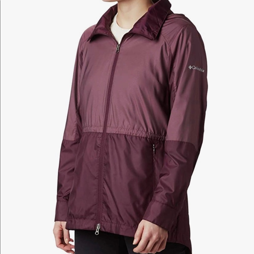 Columbia Isabella Lake Long Line Windbreaker Women’s Jacket Size Medium NWT